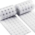 Self Adhesive Dots, Strong Adhesive 1400pcs(700 Pairs) 0.59" Diameter Sticky Back Coins Nylon Coins, Hook & Loop Dots with Waterproof Sticky Glue Coins Tapes, Suitable for Classroom, Office, Home